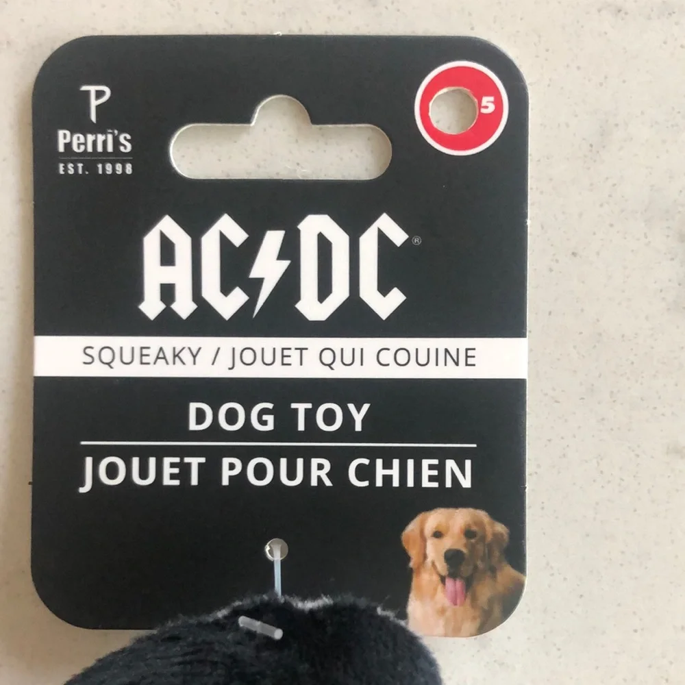 AC/DC Black and White Guitar Plush Toy